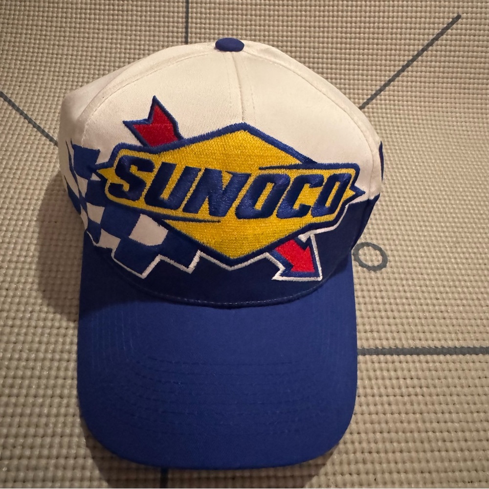 New Vintage Sunoco Oil Logo H3 Sport Gear SnapBack Hat Cap Embroidered Logo